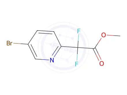 Chemical structure of (5-BroMo-pyridin-2-yl)-difluoro-acetic acid Methyl ester