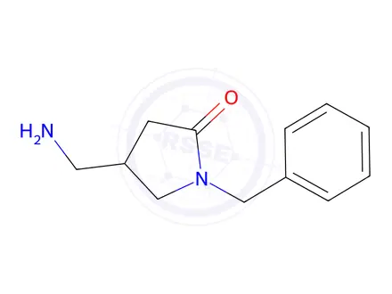 Chemical structure of 4-(Aminomethyl)-1-benzylpyrrolidin-2-one
