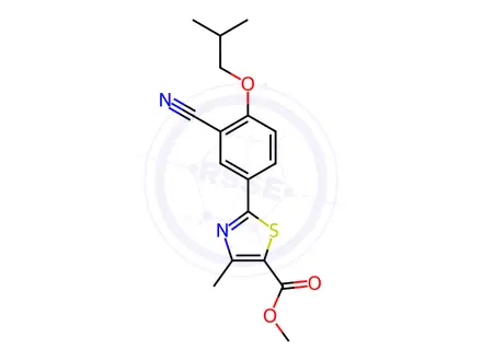 Chemical structure of Febuxostat Methyl Ester