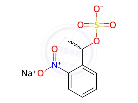 Chemical structure of NPE-caged-proton