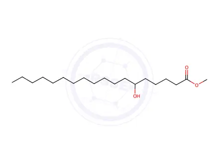 Chemical structure of 6-Hydroxyoctadecanoic acid methyl ester