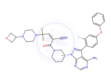 Chemical structure of Rilzabrutinib