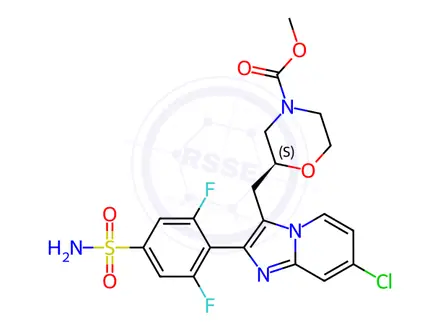Chemical structure of Relicpixant