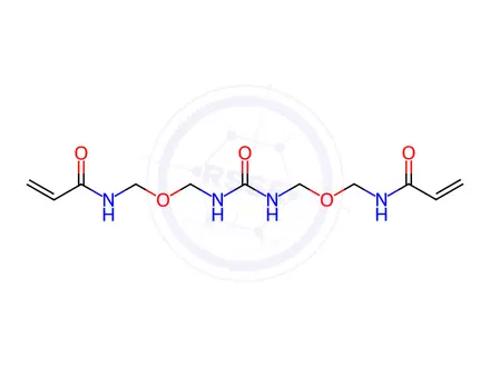 Chemical structure of N,N'-(5-oxo-2,8-dioxa-4,6-diazanonane-1,9-diyl)bis-2-Propenamide