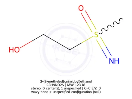 Chemical structure of 2-(S-methylsulfonimidoyl)ethanol