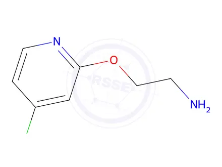 Chemical structure of 2-(4-chloropyridin-2-yloxy)ethanamine