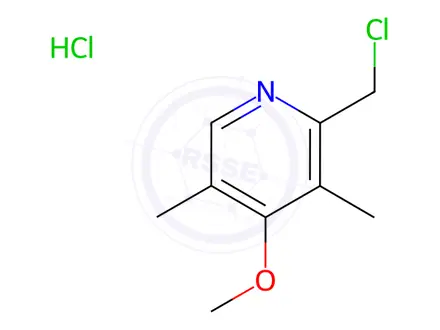 Chemical structure of Omeprazole Impurity J