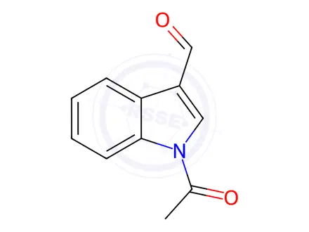 Chemical structure of N-ACETYLINDOLE-3-CARBOXALDEHYDE