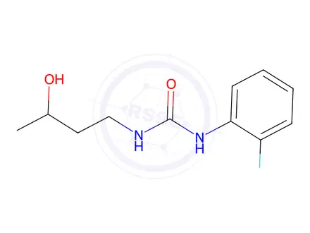 Chemical structure of 1-(2-Fluorophenyl)-3-(3-hydroxybutyl)urea