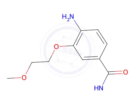 Chemical structure of 4-Amino-3-(2-methoxyethoxy)-N-methylbenzamide