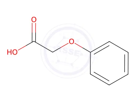 Chemical structure of Phenoxyacetic acid