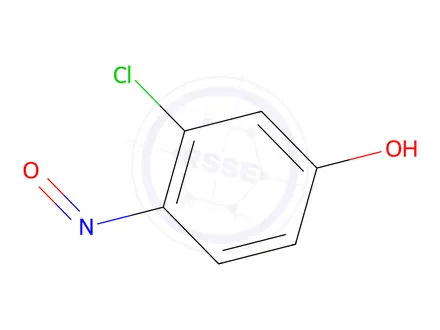 Chemical structure of 3-Chloro-4-(hydroxyimino)-2,5-cyclohexadien-1-one