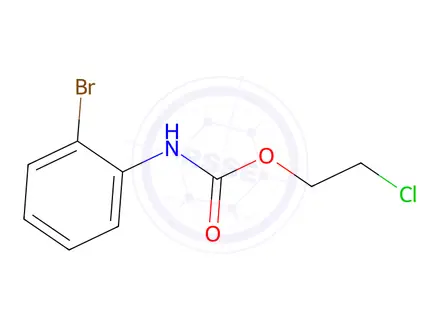 Chemical structure of 2-chloroethyl N-(2-bromophenyl)carbamate