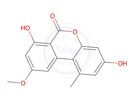 Chemical structure of Alternariol monomethyl ether