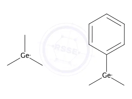 Chemical structure of Digermane, pentamethyl-phenyl-