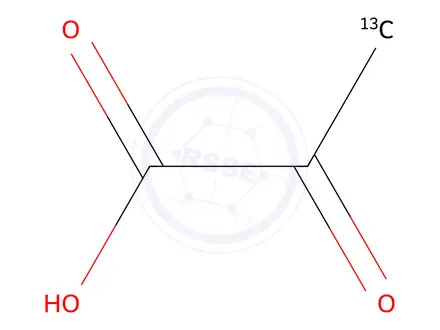 Chemical structure of -3-<SUP>13</SUP>C