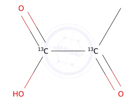 Chemical structure of -1,2-<SUP>13</SUP>C<SUB>2</SUB>