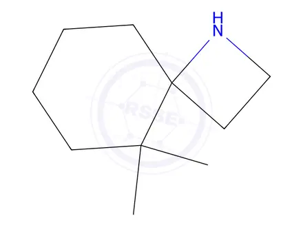 Chemical structure of 5,5-Dimethyl-1-azaspiro[3.5]nonane