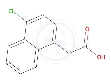 Chemical structure of 2-(4-Chloronaphthalen-1-yl)acetic acid