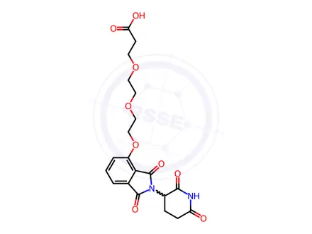 Chemical structure of Thalidomide-O-PEG2-Acid