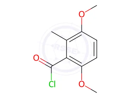 Chemical structure of Benzoyl chloride, 3,6-dimethoxy-2-methyl-(9CI)