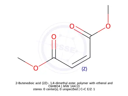Chemical structure of Dimethyl maleate