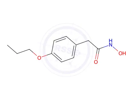 Chemical structure of 2-(p-Propoxyphenyl)acetohydroxamic acid
