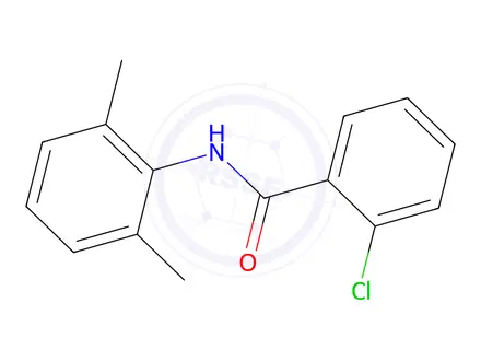 Chemical structure of 2-Chloro-N-(2,6-dimethylphenyl)benzamide