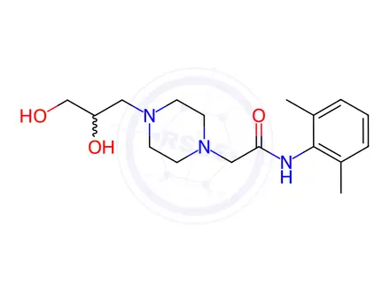 Chemical structure of O-Desaryl Ranolazine
