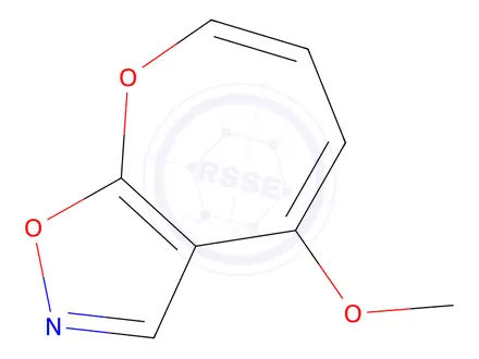 Chemical structure of Oxepino[3,2-d]isoxazole, 4-methoxy-(9CI)