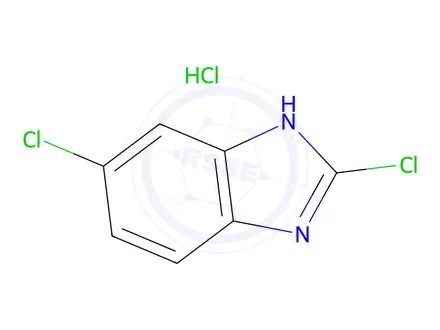 Chemical structure of 2,6-Dichloro-1H-benzo[d]imidazole hydrochloride