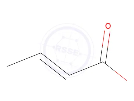 Chemical structure of 2-Butenoic acid