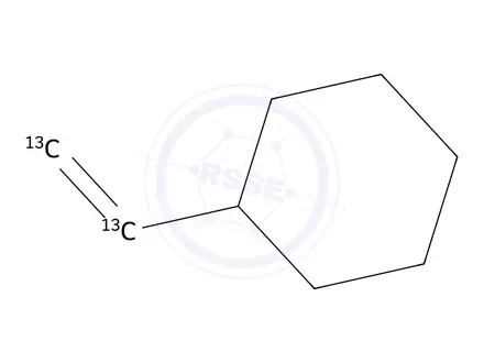 Chemical structure of STYRENE-ALPHA,BETA-13C2