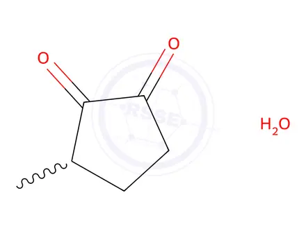Chemical structure of 3-Methylcyclopentane-1,2-dione hydrate