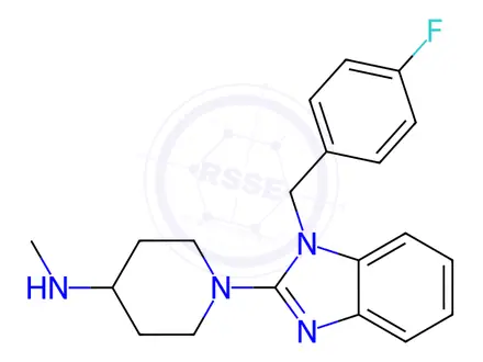 Chemical structure of Mizolastine Impurity 40