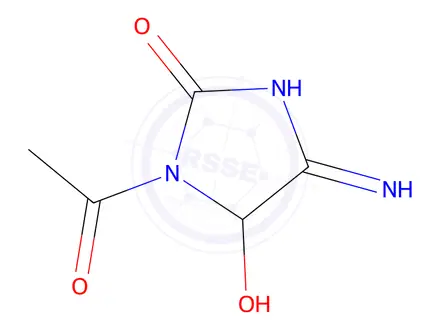 Chemical structure of 2H-Imidazol-2-one, 1-acetyl-4-amino-1,5-dihydro-5-hydroxy-(9CI)