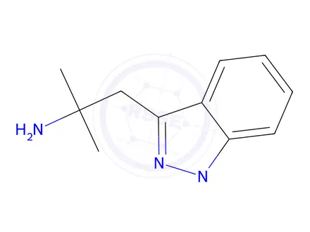 Chemical structure of 2-Methyl-1-(1-methyl-1h-indazol-3-yl)propan-2-amine