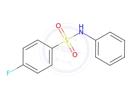 Chemical structure of 4-Fluoro-N-phenylbenzenesulfonamide