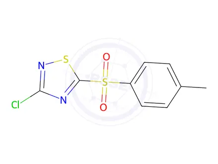 Chemical structure of 3-Chloro-5-(4-methylphenylsulfonyl)-1,2,4-thiadiazole