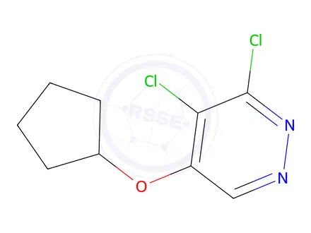 Chemical structure of 3,4-Dichloro-5-(cyclopentyloxy)pyridazine