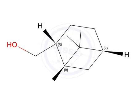 Chemical structure of (1alpha,2alpha,5alpha)-6,6-dimethylbicyclo[3.1.1]heptane-2-methanol