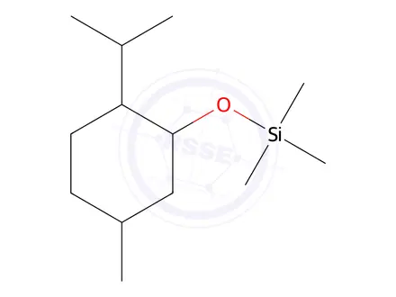 Chemical structure of 2-Isopropyl-5-methylcyclohexyl(trimethylsilyl) ether