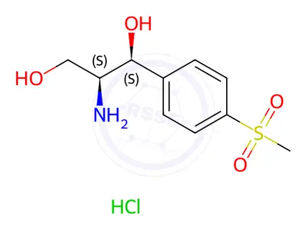 Chemical structure of Thiamphenicol Impurity 8 HCl