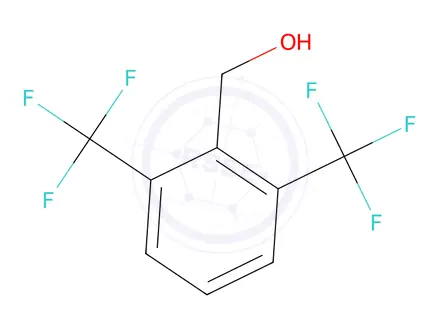 Chemical structure of Benzenemethanol, 2,6-bis(trifluoromethyl)-