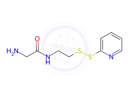 Chemical structure of S-(2-Glycylamidoethyl)dithio-2-pyridine