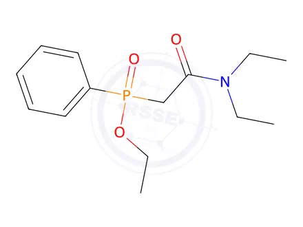 Chemical structure of Ethyl (2-(diethylamino)-2-oxoethyl)(phenyl)phosphinate