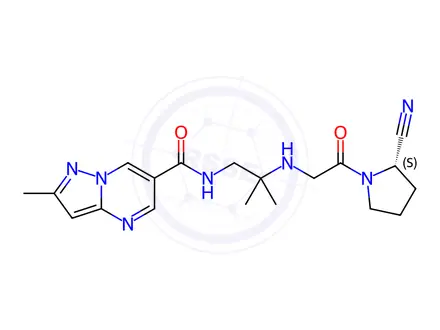 Chemical structure of Anagliptin