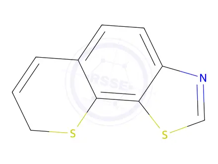 Chemical structure of 8H-Thiopyrano[3,2-g]benzothiazole(8CI)