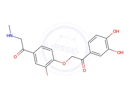 Chemical structure of Epinephrine Impurity 84