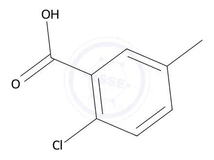 Chemical structure of 2-Chloro-5-methylbenzoic Acid